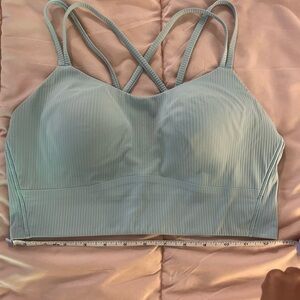 Light Blue Strappy Longline Bralette - Women Intimates